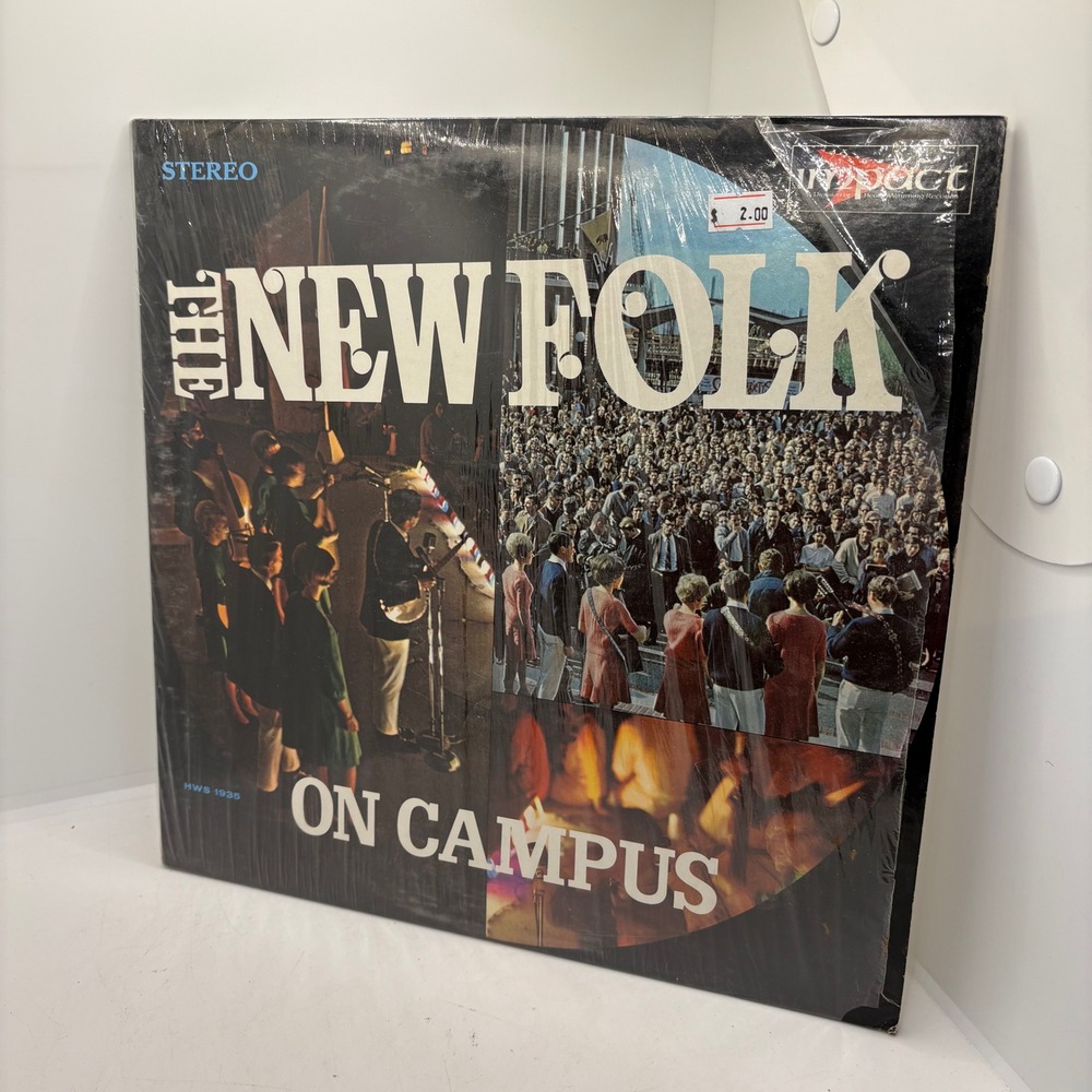 The New Folk On Campus Stereo‎ Vinyl Record LP HWS 1935 Impact Records